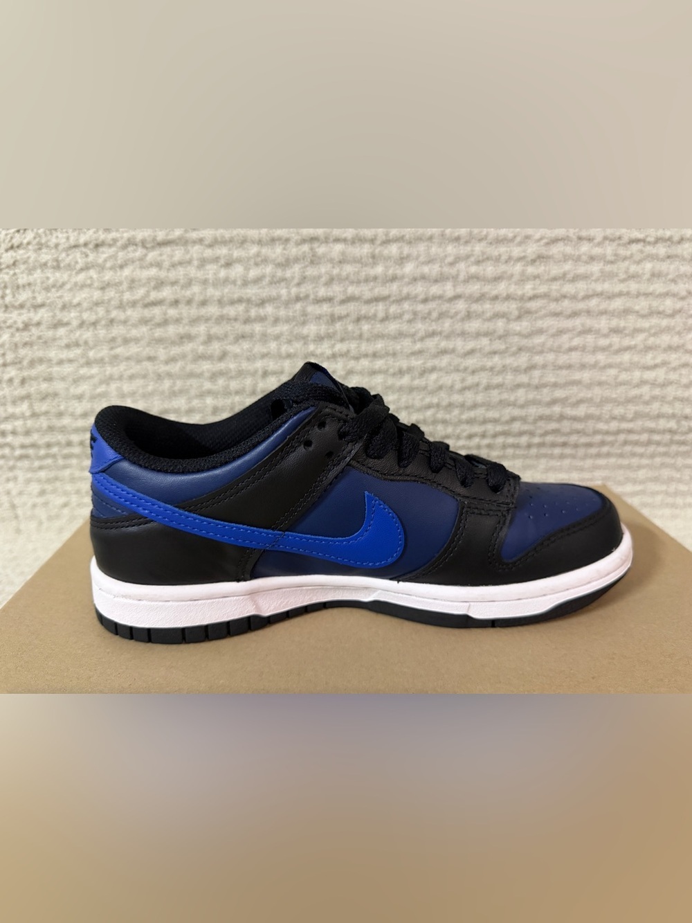 Nike Dunk Low GS Game Royal Black Blue Youth Size 4Y Sneakers No original Box - Picture 7 of 13